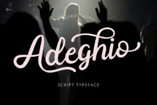 Adeghio: The Font That Adds Soul to Your Handmade Creations