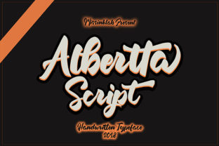 Albertta: A Bold Script Font for Editorial Design