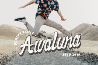 Awaluna: A Bold Script Font for Elevating Your Brand