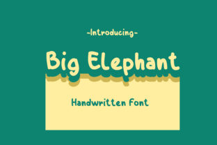 Big Elephant: A Script Handwritten Font That Elevates Brand Identity