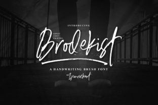 Brodekist: A Bold Script Font for Digital Branding and Web Design