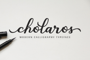 Cholaros: A Bold Script Font for Modern Branding