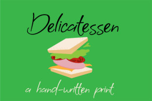 Delicatessen: A Font for Editorial Elegance and Creative Expression