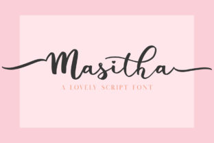 Discover Masitha: The Sweet Script Font for Authentic Branding