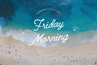 Friday Morning: A Script Handwritten Font That Elevates Brand Identity