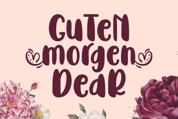Guten Morgen Dear: A Script Handwritten Font for Web Designers