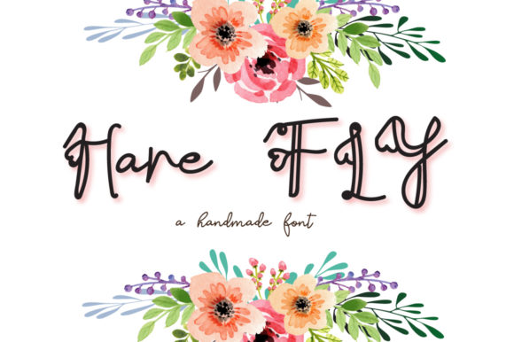 Hare Fly: A Bold Script Font for Editorial Design