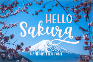 Hello Sakura: A Script Handwritten Font for Authentic Branding