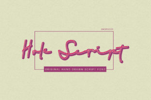 Hole Script for Authentic Branding and Creative Design
