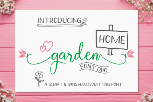 Homegarden Duo: The Script Handwritten Font for Standout Digital Design