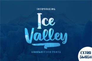 Ice Valley: A Fresh Script Handwritten Font for Modern Design