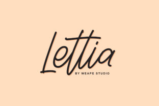 Lettia: A Script Handwritten Font for Dynamic Campaign Design