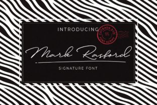 Mark Rasford: A Script Handwritten Font for Modern Web Design