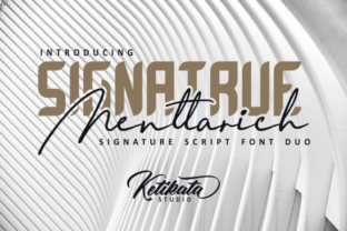 Menttarich Duo: A Font for Crafting with Style and Substance