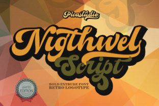 Nigthwel Script for Creative Branding and Design Projects
