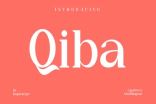 Qiba: The Serif Font That Elevates Your Brand’s Visual Identity