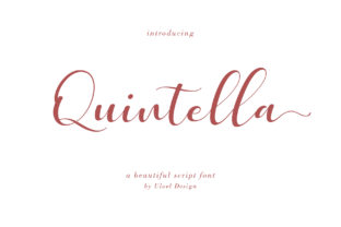 Quintella: A Script Handwritten Font for Creative Branding