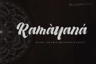 Ramayana: A Bold Handwritten Font for Web Design and Branding