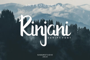 Rinjani: A Script Font for Editorial Elegance and Design Inspiration