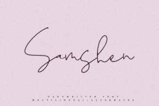 Samshen: A Font That Breathes Life Into Your Handmade Creations