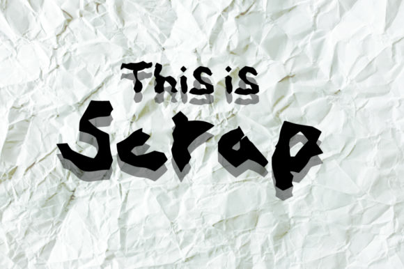 Scrap: A Decorative Font for Creative Branding