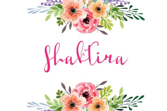 Shaktira: A Script Handwritten Font for Elegant Web Design