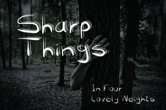 Sharp Things: A Versatile Script Font for Bold Branding