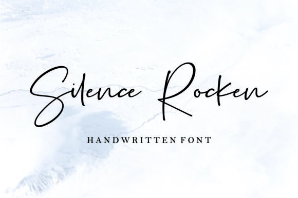 Silence Rocken: A Script Handwritten Font for Creative Campaigns