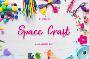 Space Craft: A Modern Handwritten Font for Digital Branding