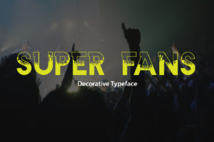 Super Fans: A Versatile Decorative Font for Modern Design