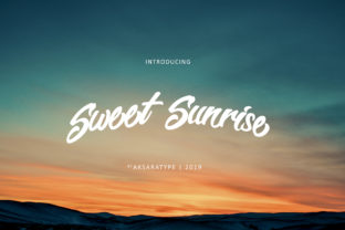 Sweet Sunrise: A Script Handwritten Font That Elevates Every Design