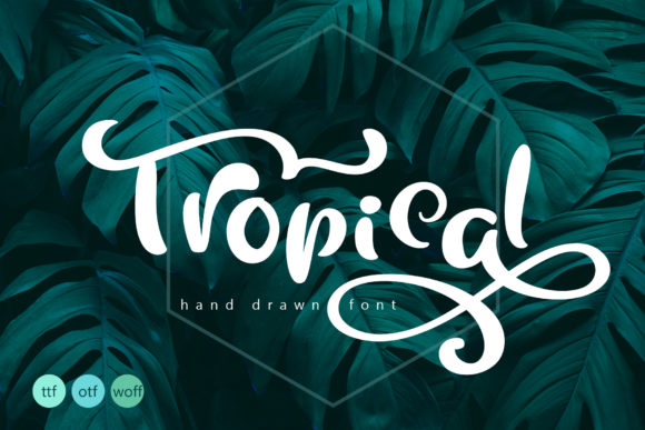 Tropical: A Script Handwritten Font for Editorial Elegance
