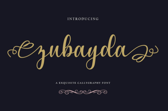 Zubayda: A Script Handwritten Font for Authentic Branding and Campaign Design